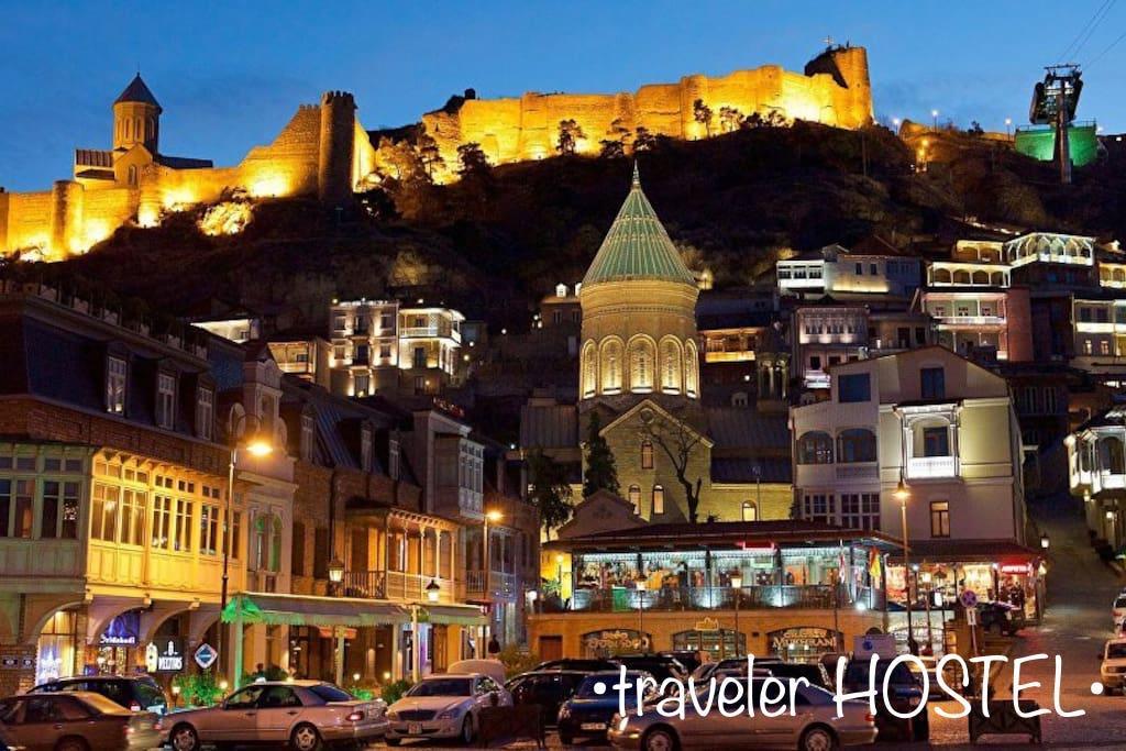 Traveler hostel Tbilisi Eksteriør bilde